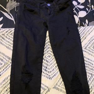 American Eagle ripped skinny jeans